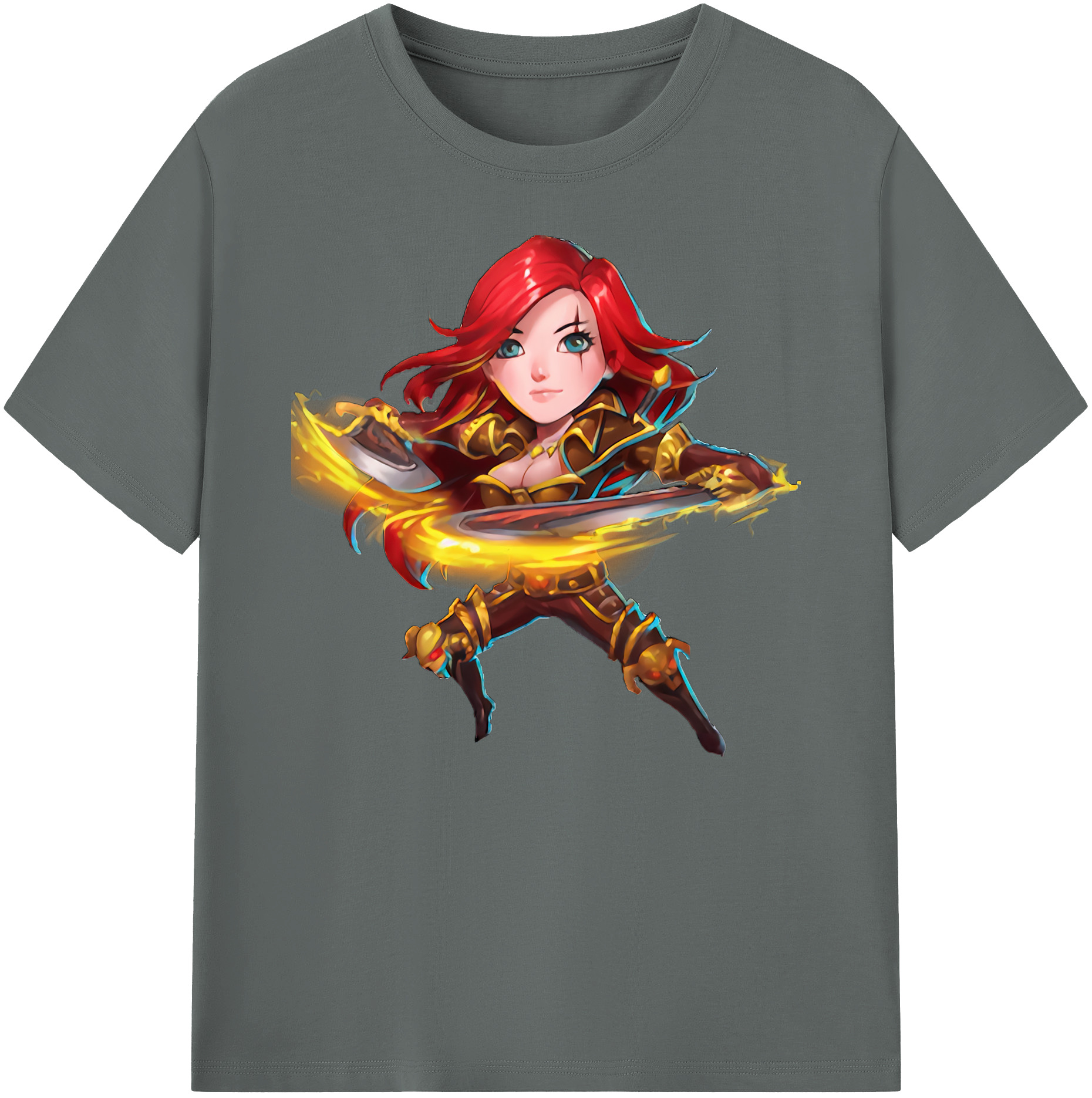 リーグ・オブ・レジェンド League of Legends LOL 綿100％ メンズ半袖Tシャツ｜肌触りやわらか＆通気性